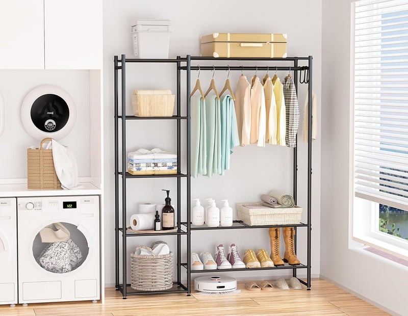 Wardrobe Closet, Portable Clothing Rack for Hanging Clothes