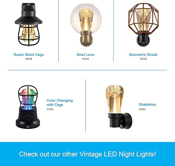 GE Vintage LED Edison Night Light