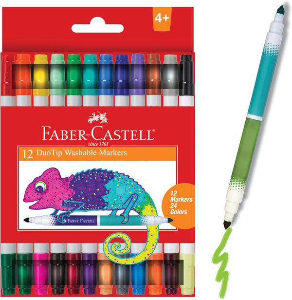 Faber-Castell DuoTip Washable Markers