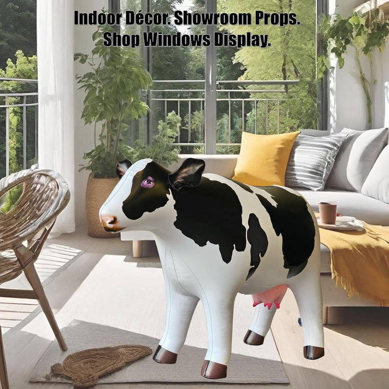 Jet Creations Inflatable Milk White Cow Toy