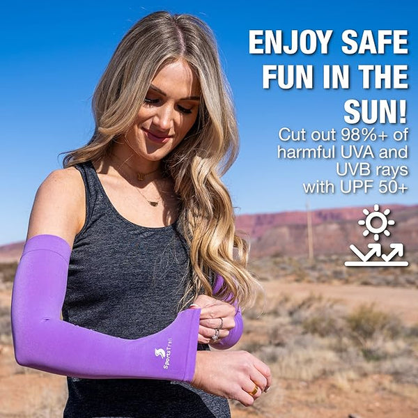SportsTrail Cooling Arm Sleeves for Men & Women