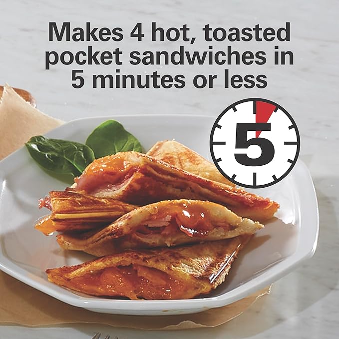 Hamilton Beach Electric Sealed Sandwich Maker Grill