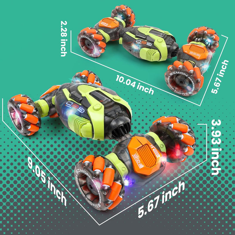 Gesture sensing rc stunt car