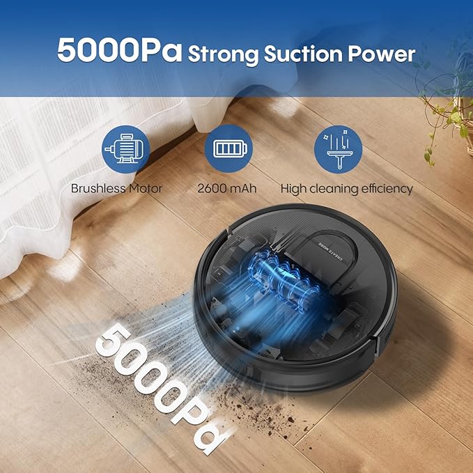 Robot Vacuum and Mop with Mapping