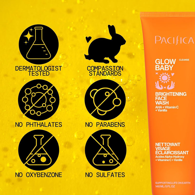 Pacifica Mini Glow Baby Brightening Facial Cleanser 1.4 oz