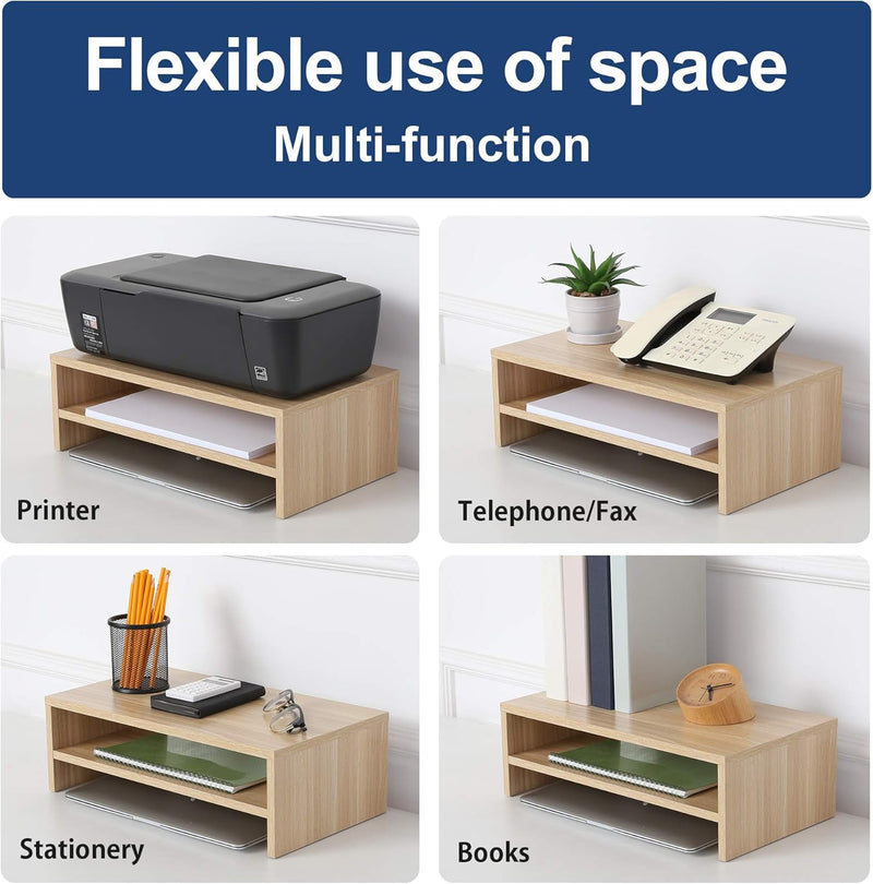 FITUEYES Monitor Stand Computer Monitor Riser Shelf