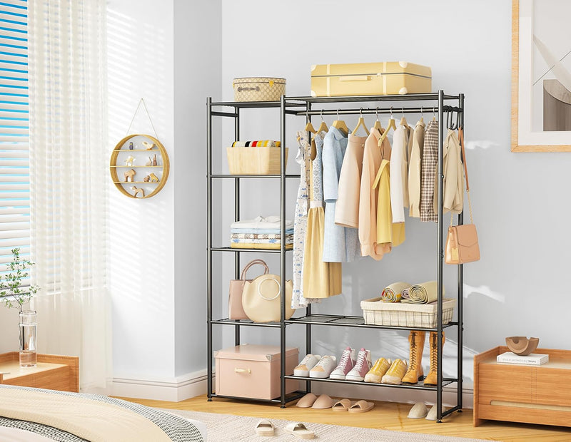 Wardrobe Closet, Portable Clothing Rack for Hanging Clothes