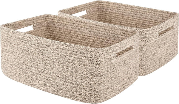 OIAHOMY Storage Basket for Shelves Closet Cube Storage Bins