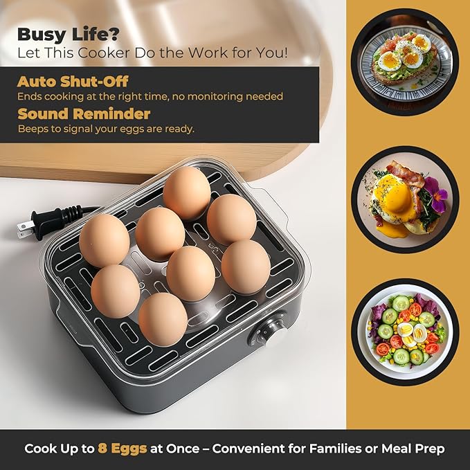 Annie & Mia Design Electric Egg Cooker