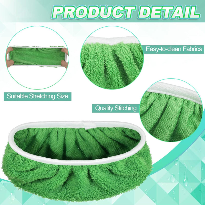8 Pack Reusable Wet Mop Pads Refills Compatible with Swiffer Sweeper Mops
