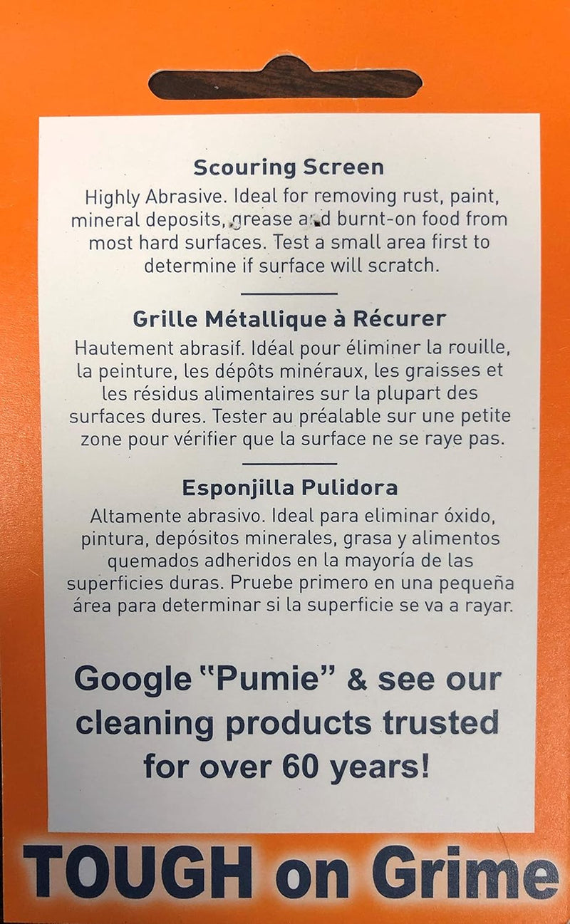 PUMIE Flexi-Scour, 5.5 x 4 Inch FLEX-12 C, Flexible Scrubbing Screen