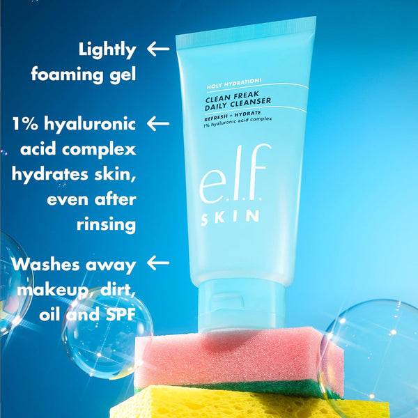 e.l.f. SKIN Holy Hydration! Clean Freak Daily Cleanser Mini