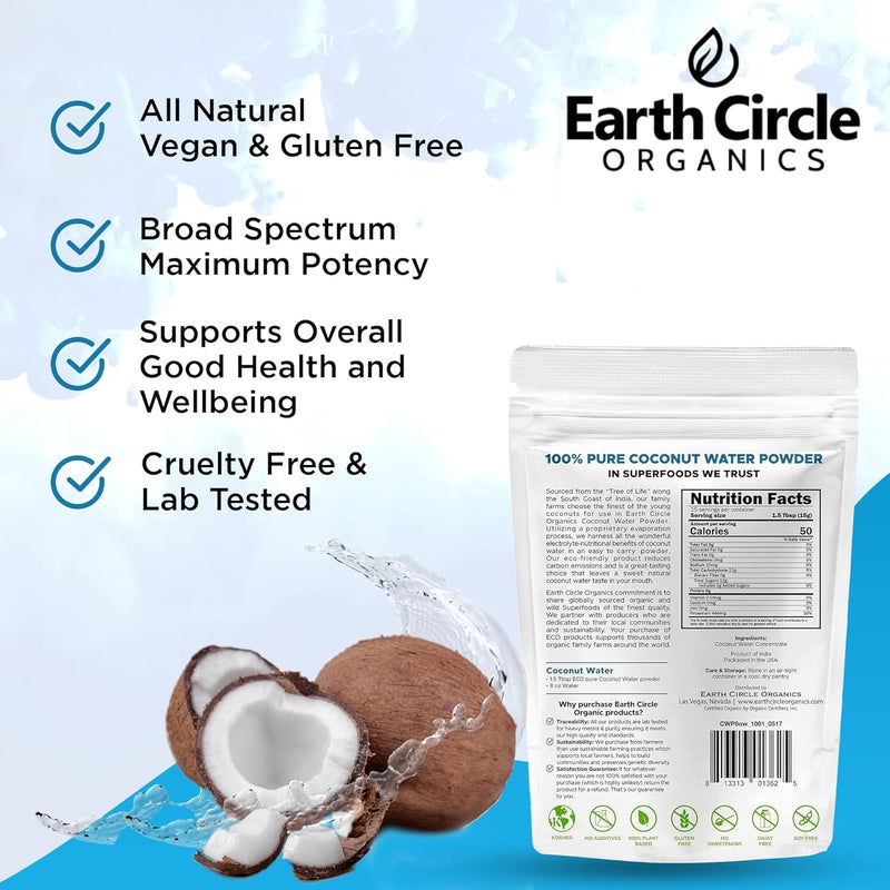 Earth Circle Organics Pure Coconut Water Powder