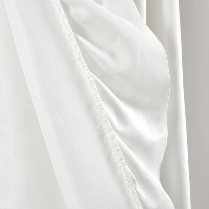 Lush Decor Reyna Ruffle Window Curtain Panel Set Pair