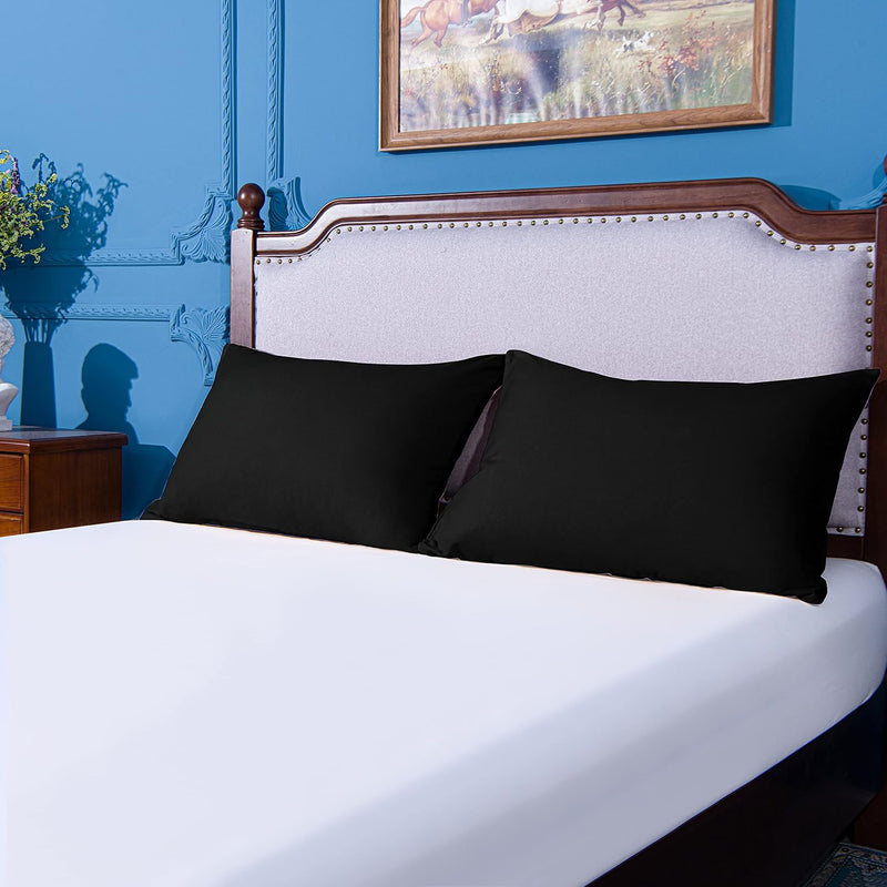 NTBAY Queen Pillowcase Set - 4 Pack Brushed Microfiber 20x30 Pillowcases