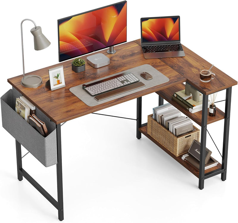 CubiCubi L-Shaped Computer Desk