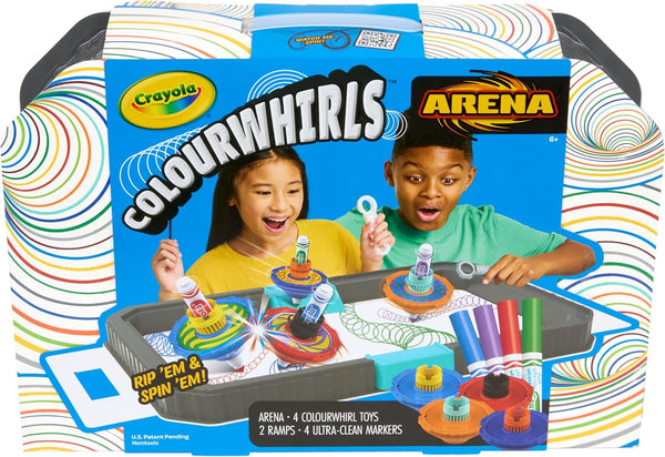 Crayola Colourwhirls Battle Arena Set, Spin Art Toy