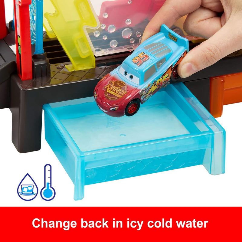 Mattel Disney Cars Color Changers Car Wash Playset