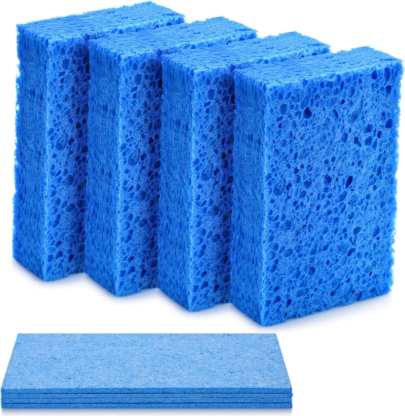 Mcyye 4PCS Compressed Kitchen Sponges for Household Use