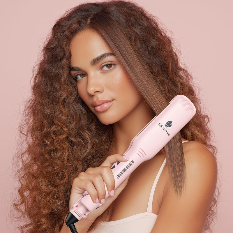 MiroPure 1.5 Inch Flat Iron, Hair Straightener with 30S Fast Heating
