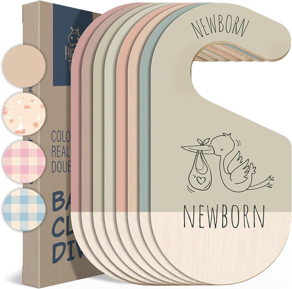 Baby Clothes Dividers For Closet - Wooden Baby Clothes Organizer
