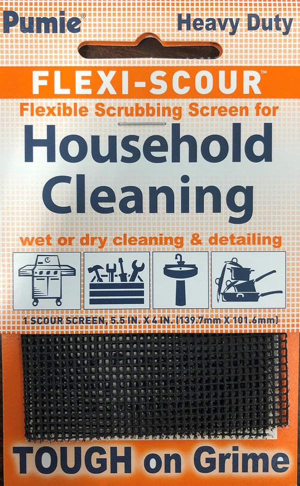 PUMIE Flexi-Scour, 5.5 x 4 Inch FLEX-12 C, Flexible Scrubbing Screen